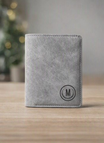 M Men's Premium Leather Wallet – Slim Bifold Card Holder & Cash Wallet | Deal Offer
