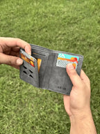 M Men's Premium Leather Wallet – Slim Bifold Card Holder & Cash Wallet | Deal Offer