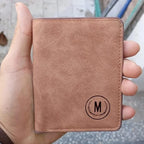 M Men's Premium Leather Wallet – Slim Bifold Card Holder & Cash Wallet | Deal Offer