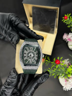 Denvosi Luxury Diamond Studded Strap Men’s Watch Elegant Durable Stylish Premium Choice For Parties Daily Wear And Special Occasions