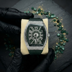 Denvosi Luxury Diamond Studded Strap Men’s Watch Elegant Durable Stylish Premium Choice For Parties Daily Wear And Special Occasions