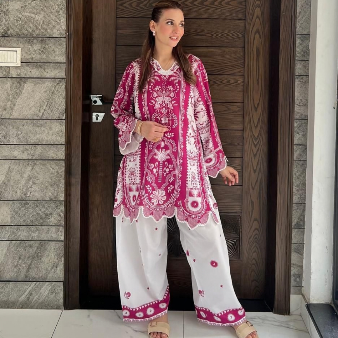 Doria Lawn Digital Printed 3pc Dress