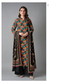 Bareezé Digital Classic 3-Piece Lawn Unstitched Suit