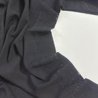 Premium Black Chiffon Dupatta with One Side Stone Work – Elegant Formal Wear for Women – Soft & Lightweight Fabric