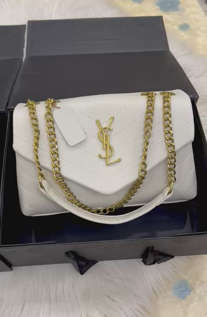 Ysl Shoulder Bag Elegant Luxury Handbag For Stylish Everyday Use | Black